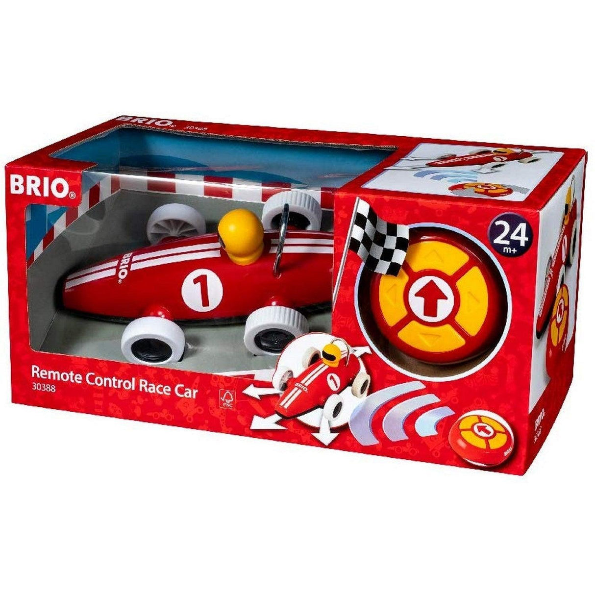 BRIO: samochód zdalnie sterowany RC Race Car Red - Noski Noski