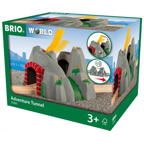 BRIO: skalny tunel z mostem i dźwiękiem World - Noski Noski
