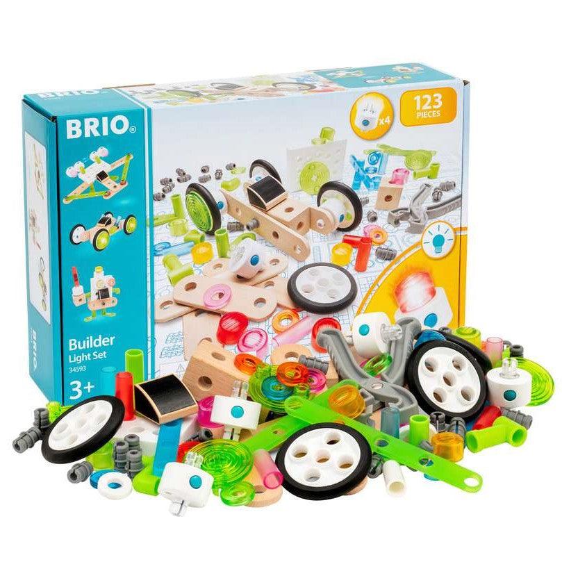 BRIO: świetlny zestaw konstrukcyjny Builder Light Set 123 el. - Noski Noski