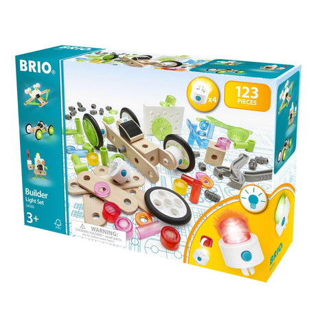 BRIO: świetlny zestaw konstrukcyjny Builder Light Set 123 el. - Noski Noski