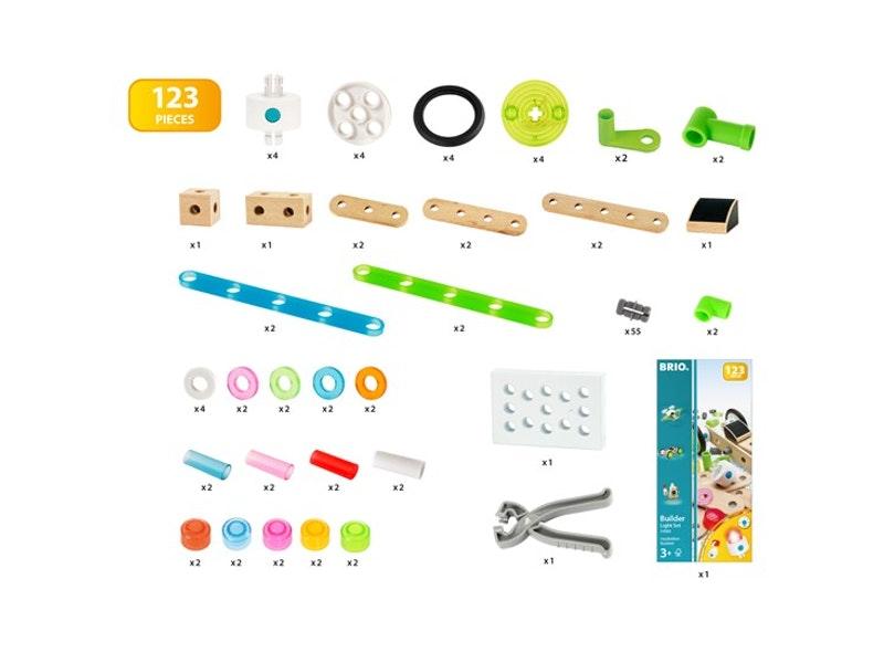 BRIO: świetlny zestaw konstrukcyjny Builder Light Set 123 el. - Noski Noski