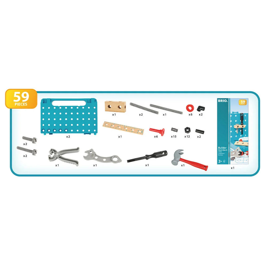 BRIO: warsztat z narzędziami Builder Working Bench - Noski Noski