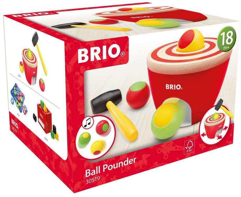 BRIO: wbijanka z kulkami Ball Pounder - Noski Noski