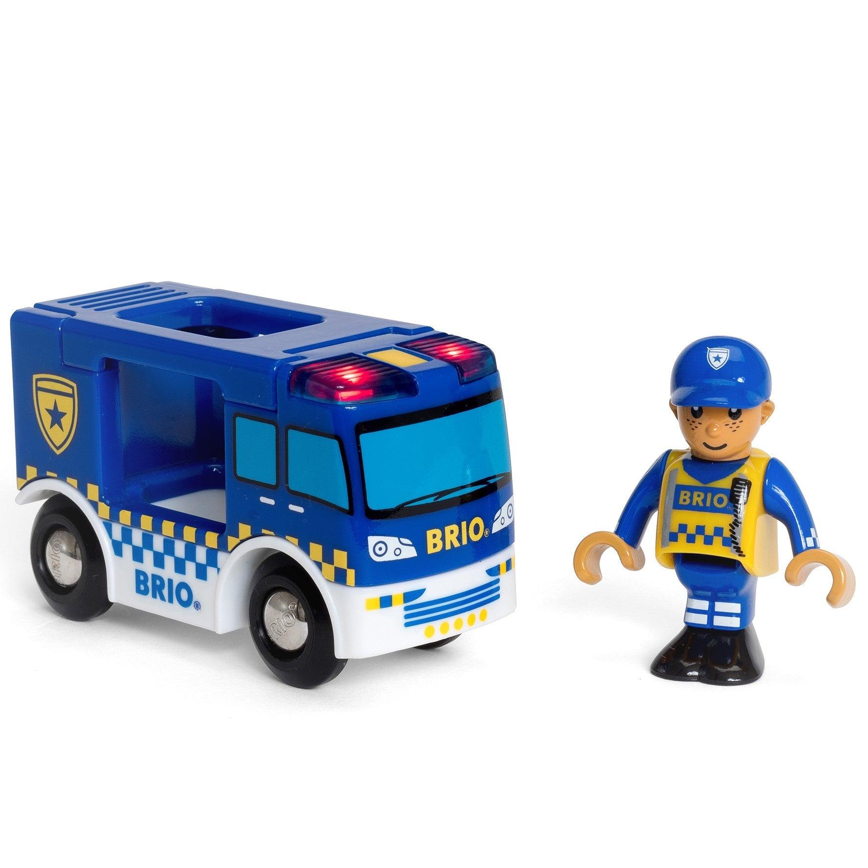 BRIO: wóz policyjny z dźwiękiem i światłem World - Noski Noski