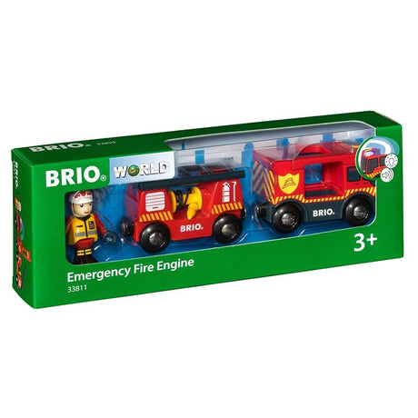 BRIO: wóz strażacki ze światłem i dźwiękiem World - Noski Noski