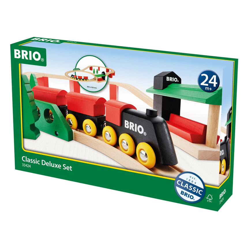BRIO: zestaw kolejki World Deluxe Classic - Noski Noski