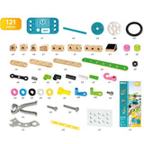 BRIO: zestaw konstrukcyjny z silniczkiem Builder Motor Set 121 el. - Noski Noski
