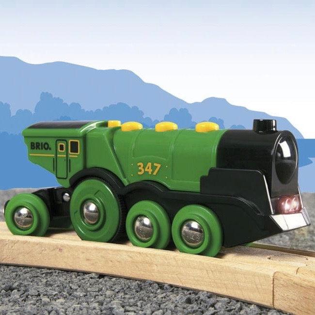 BRIO: zielona lokomotywa Big Green Action Locomotive World - Noski Noski