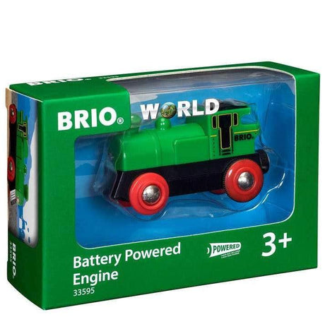 BRIO: zielona lokomotywa na baterie World - Noski Noski