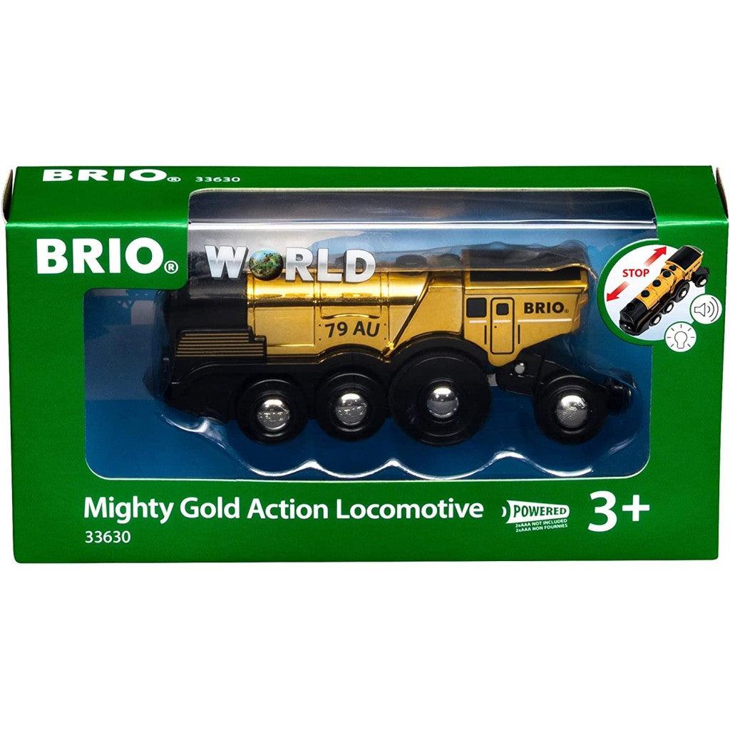 BRIO: złota lokomotywa Mighty Gold World - Noski Noski