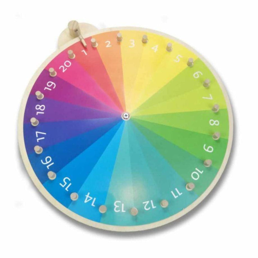 BS Toys: drewniane koło fortuny Wheel of Action - Noski Noski