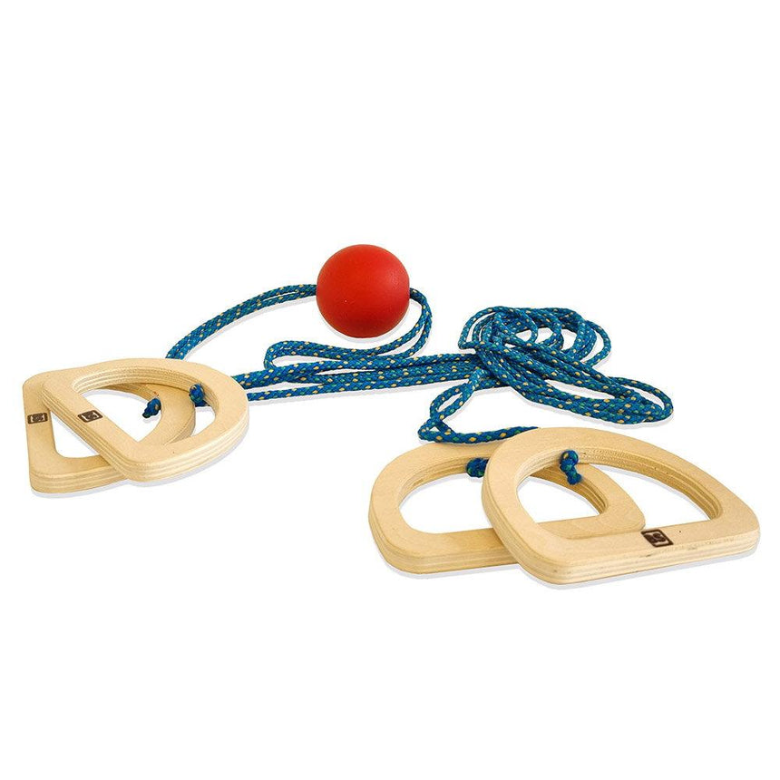 BS Toys: lina animacyjna z drewnianą piłką Bullet Ball - Noski Noski