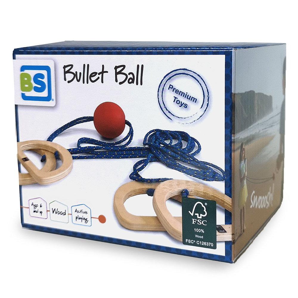 BS Toys: lina animacyjna z drewnianą piłką Bullet Ball - Noski Noski