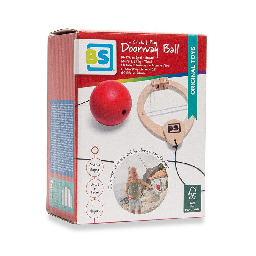BS Toys: piłka treningowa Click & Play Doorway Ball - Noski Noski