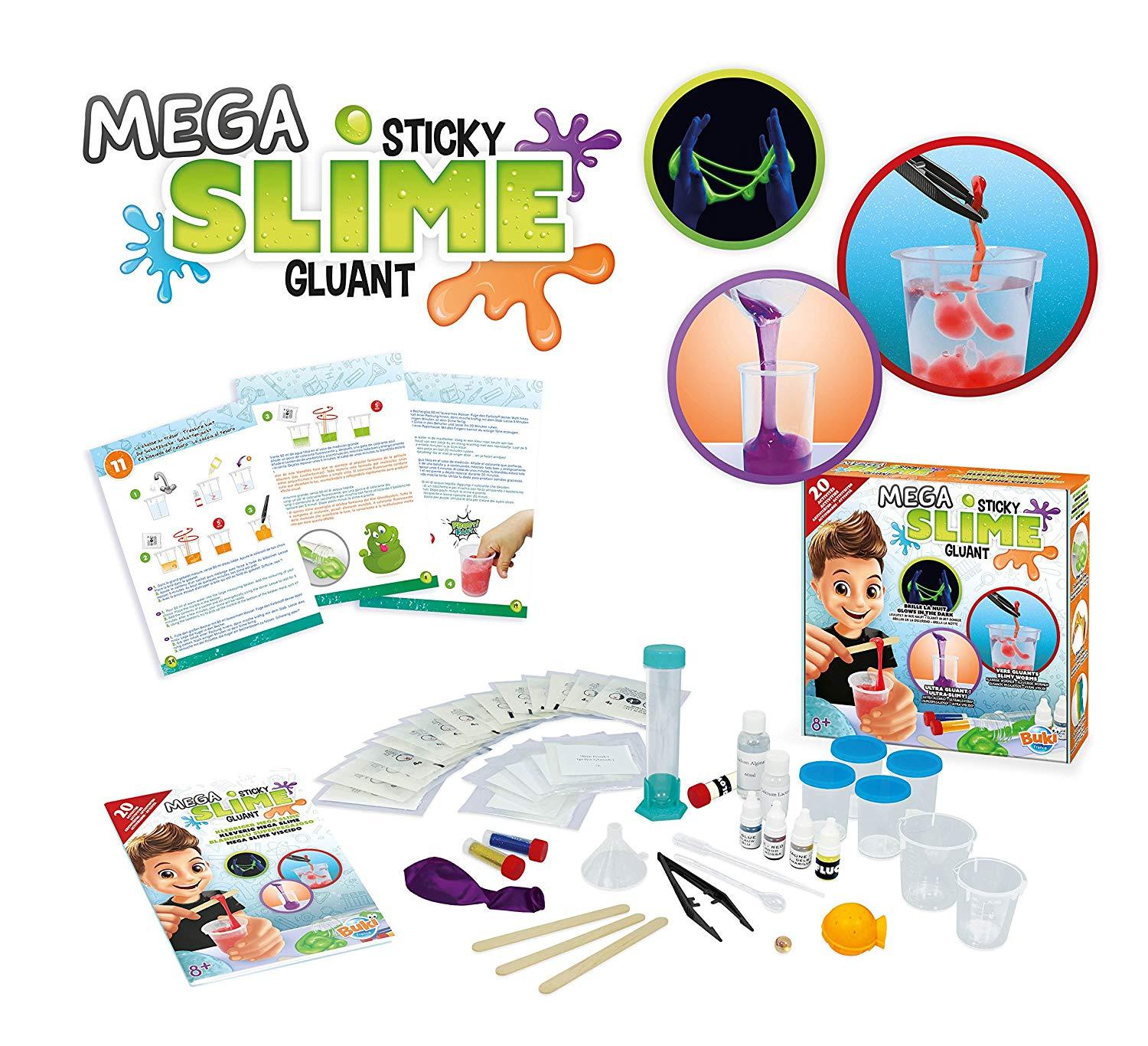 Buki: eksperymenty masy plastyczne Mega Sticky Slime - Noski Noski