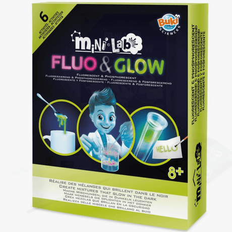 Buki: świecące eksperymenty Mini Lab Fluo & Glow - Noski Noski