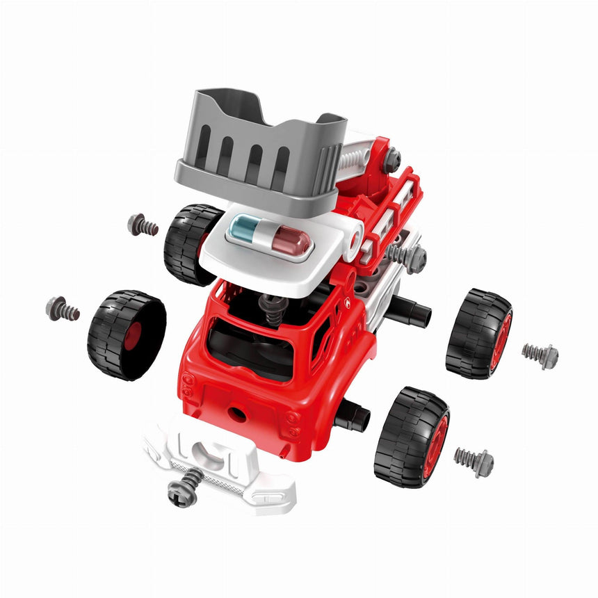 Buki: wóz strażacki do skręcenia zdalnie sterowany RC Fire Truck - Noski Noski