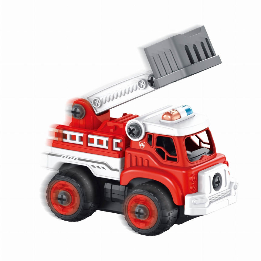 Buki: wóz strażacki do skręcenia zdalnie sterowany RC Fire Truck - Noski Noski