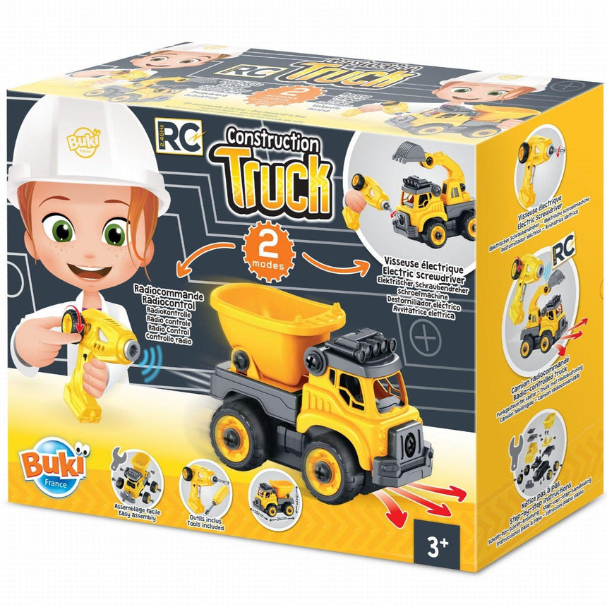 Buki: wywrotka do skręcenia zdalnie sterowana RC Construction Truck - Noski Noski