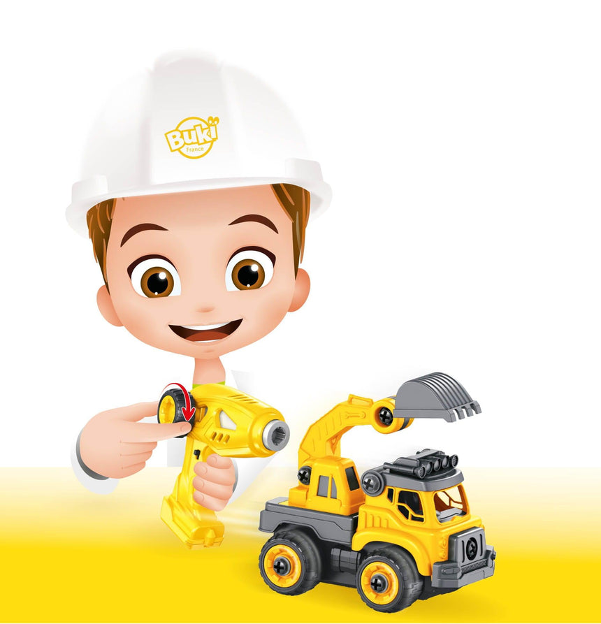 Buki: wywrotka do skręcenia zdalnie sterowana RC Construction Truck - Noski Noski