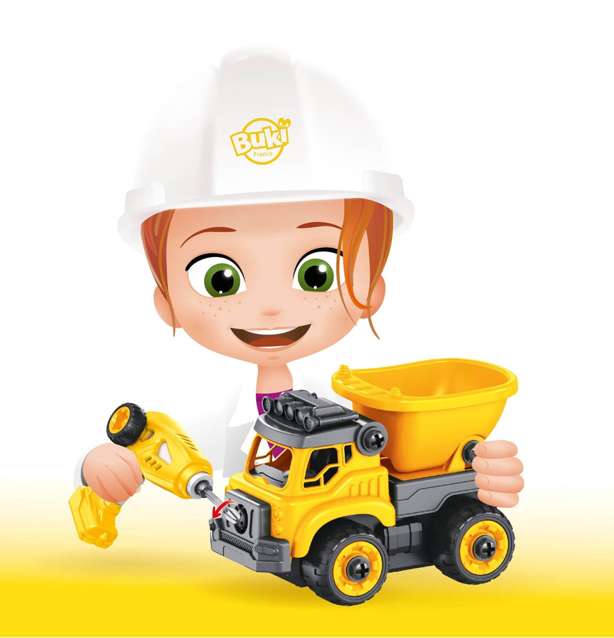 Buki: wywrotka do skręcenia zdalnie sterowana RC Construction Truck - Noski Noski