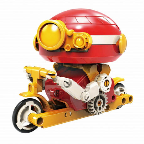 Robot Buki Gyroscope 6 modeli - klocki konstrukcyjne, żyroskop, tworzenie robotów: bączek, buggy, motocykl, rollercoaster, szalony robot.