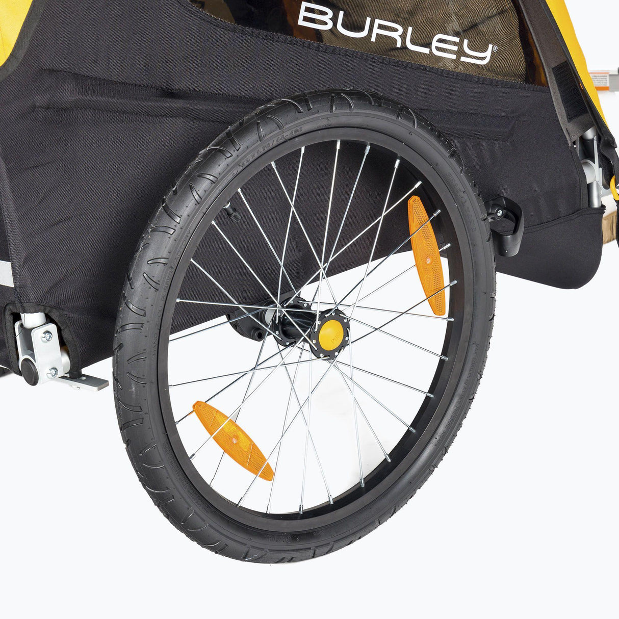 Burley: dwuosobowa przyczepka rowerowa Bee Double - Noski Noski