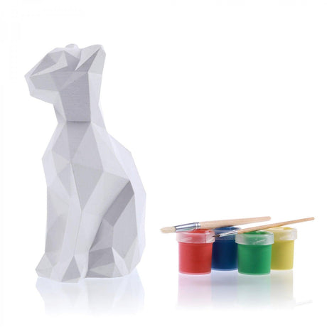 Candellana Kids: kolorowanka 3D Cat Low Poly - Noski Noski
