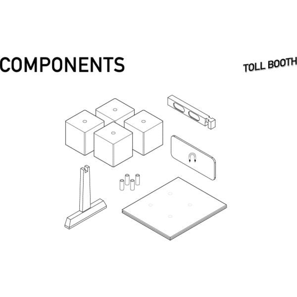 Candylab Toys: bramka drogowa Toll Booth - Noski Noski