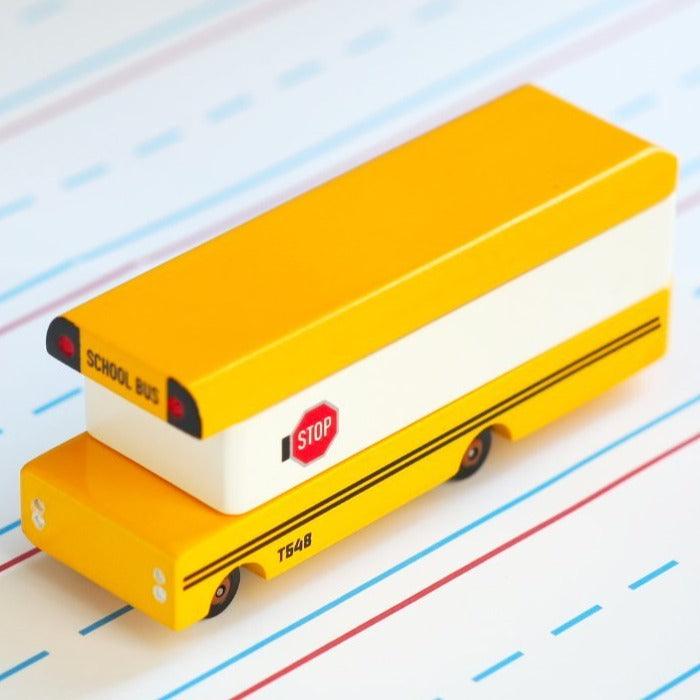 Candylab Toys: drewniany autobus School Bus - Noski Noski