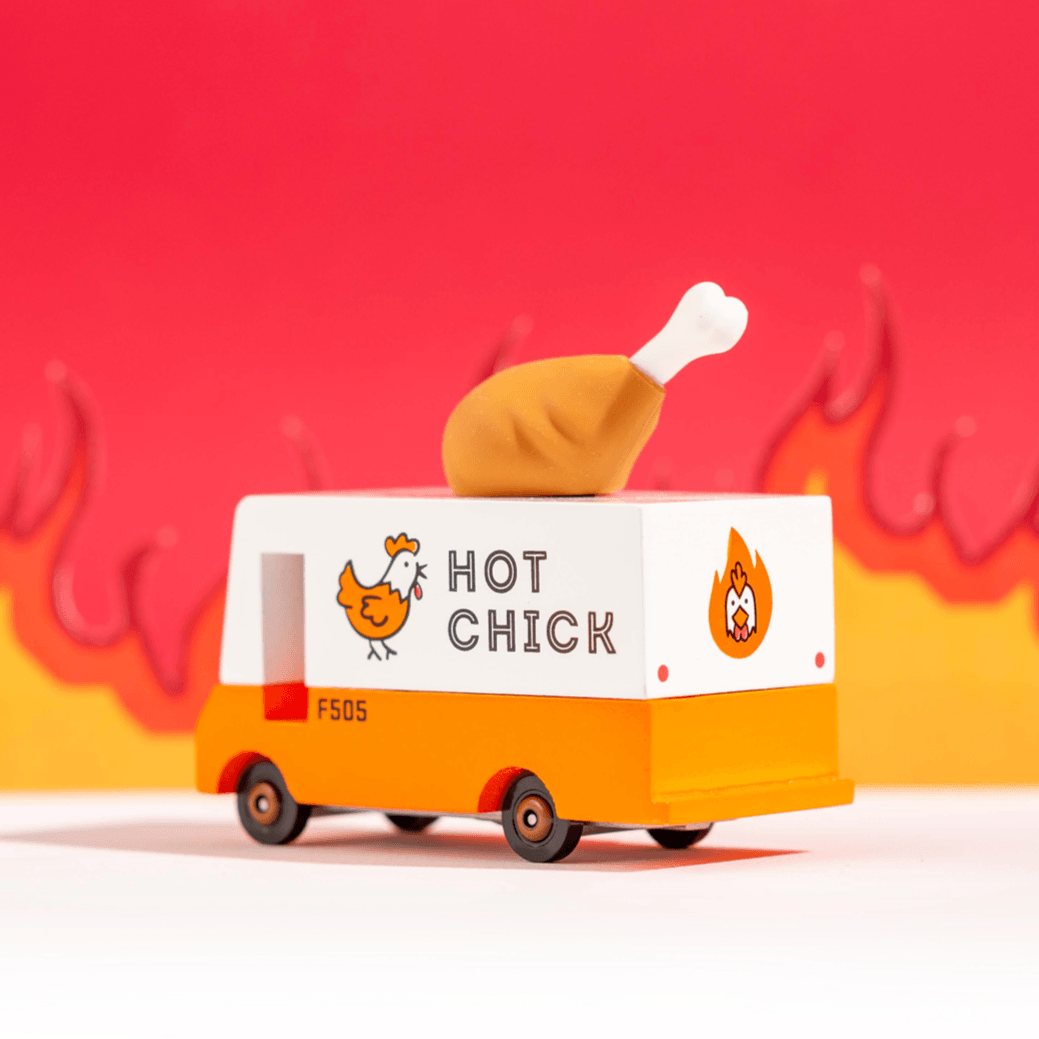 Candylab Toys: drewniany samochód Fried Chicken Van - Noski Noski