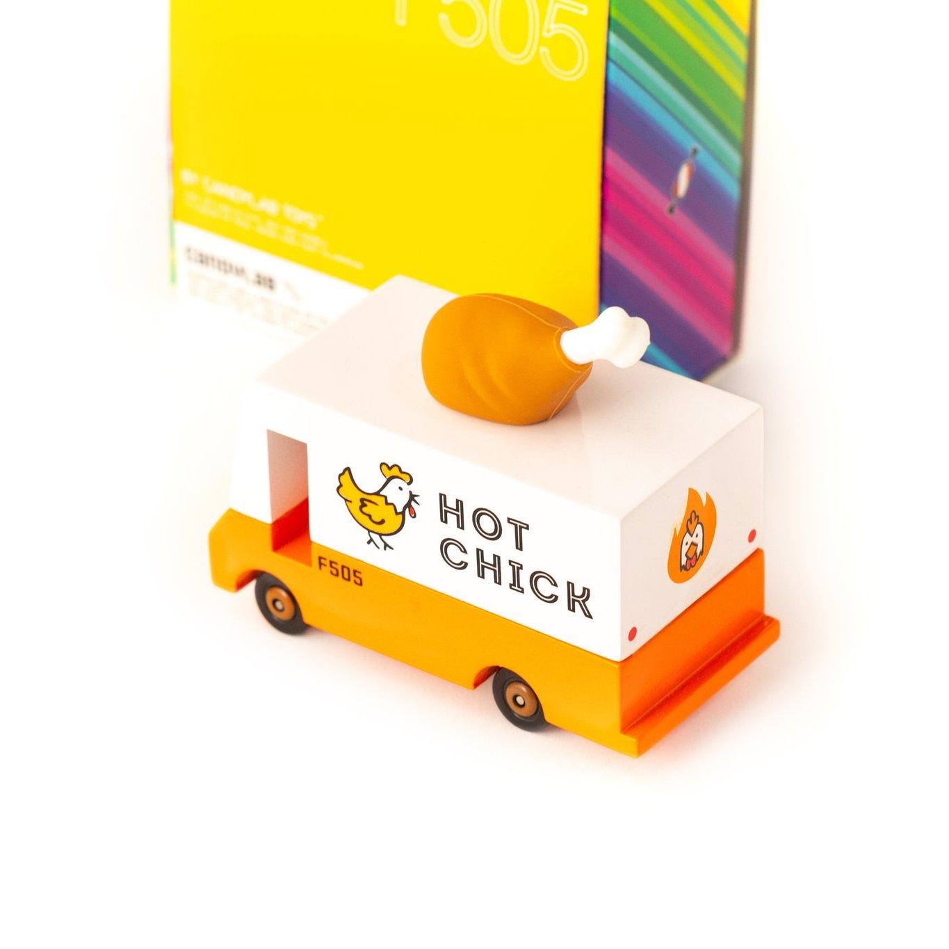 Candylab Toys: drewniany samochód Fried Chicken Van - Noski Noski