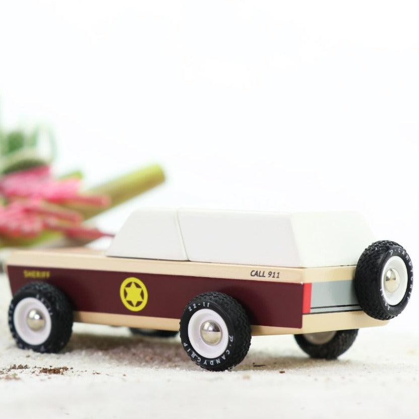 Candylab Toys: drewniany samochód Lone Sheriff - Noski Noski