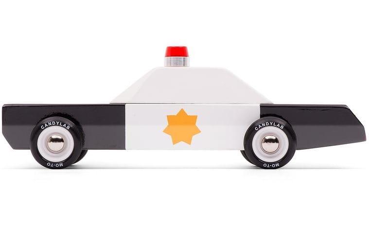 Candylab Toys: drewniany samochód policja Americana Police Cruiser - Noski Noski