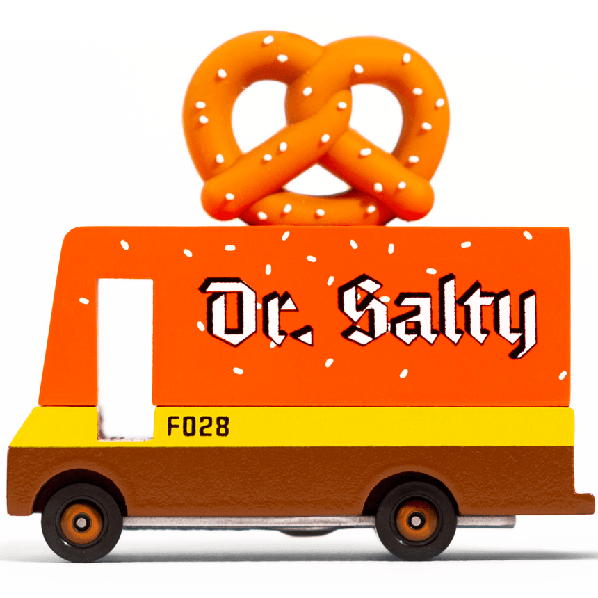Candylab Toys: drewniany samochód Pretzel Van - Noski Noski