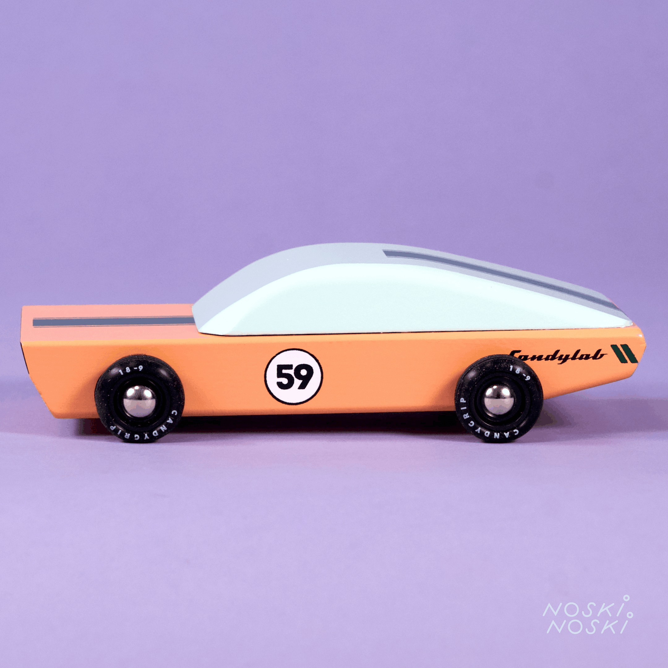 Candylab Toys: drewniany samochód Speed Racer Ace - Noski Noski