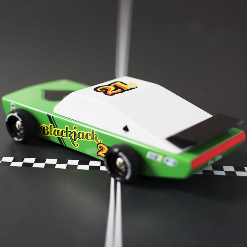 Candylab Toys: drewniany samochód Speed Racer Blackjack - Noski Noski