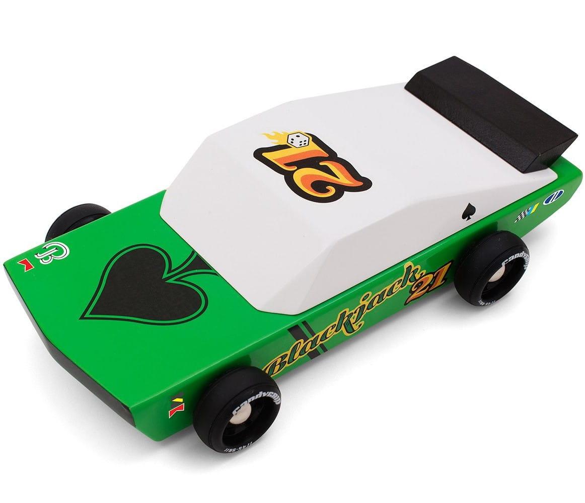 Candylab Toys: drewniany samochód Speed Racer Blackjack - Noski Noski
