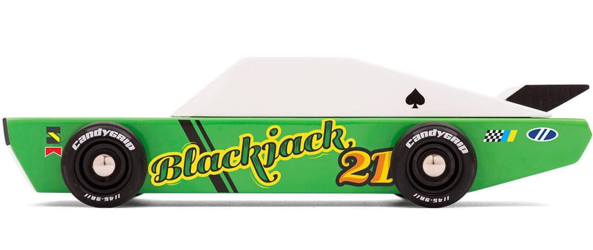 Candylab Toys: drewniany samochód Speed Racer Blackjack - Noski Noski