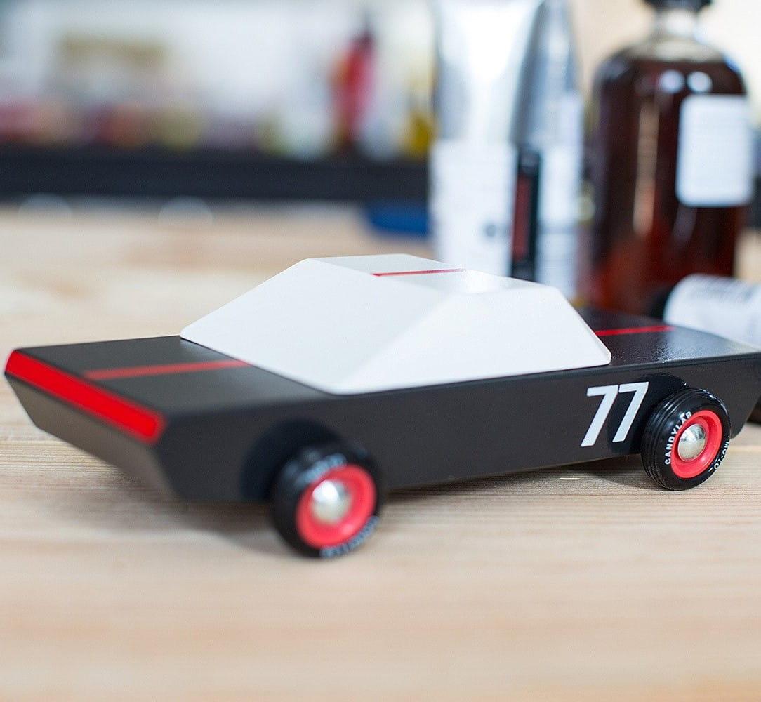 Candylab Toys: drewniany samochód Speed Racer Carbon 77 - Noski Noski
