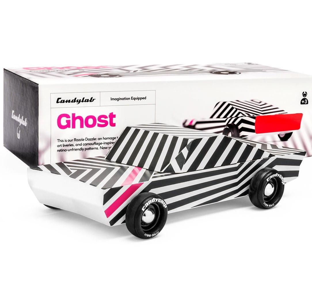 Candylab Toys: drewniany samochód Speed Racer Ghost - Noski Noski