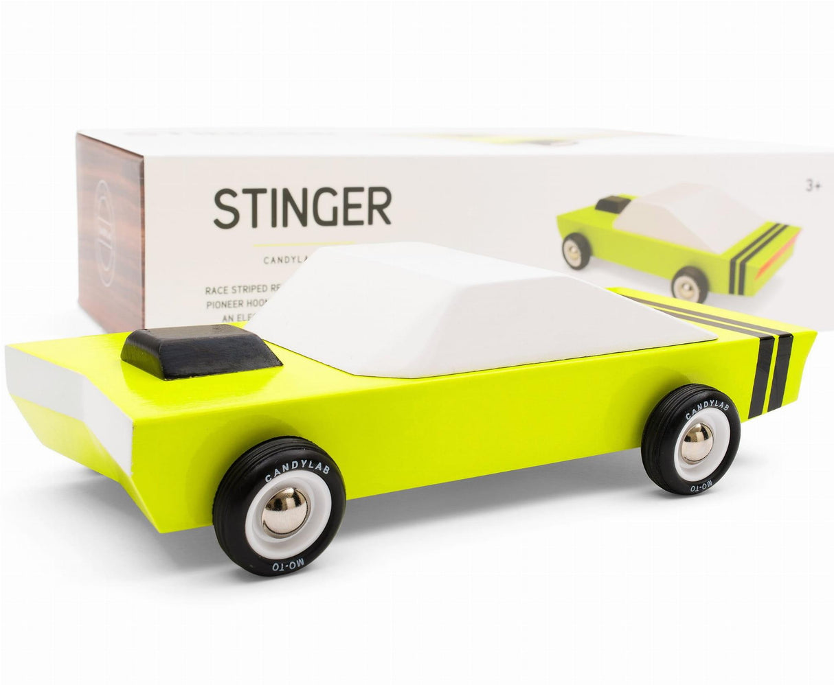 Candylab Toys: drewniany samochód Speed Racer Stinger - Noski Noski