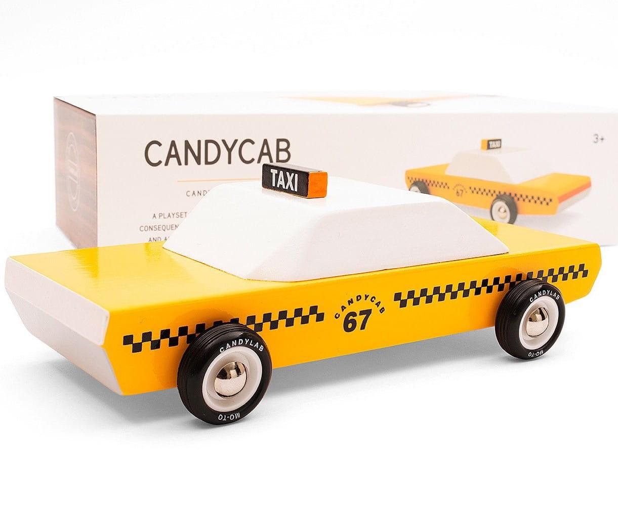Candylab Toys: drewniany samochód taksówka Americana CandyCab - Noski Noski