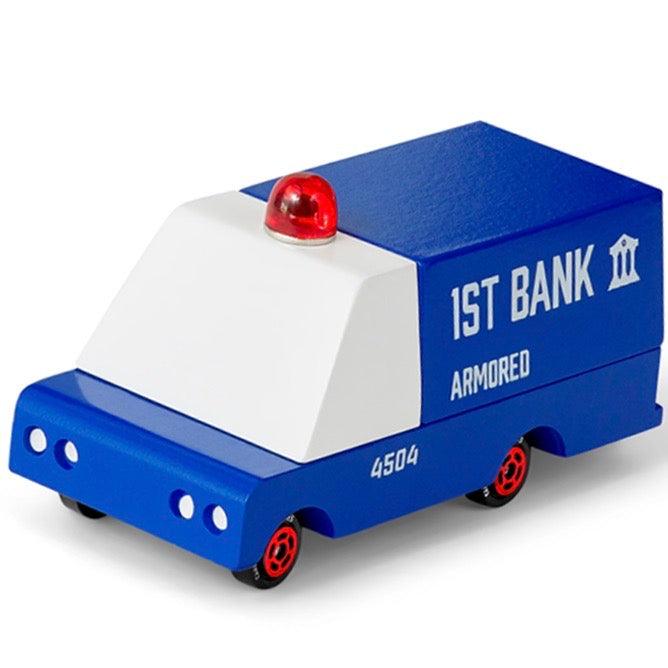 Candylab Toys: drewniany samochodzik Armored Van - Noski Noski