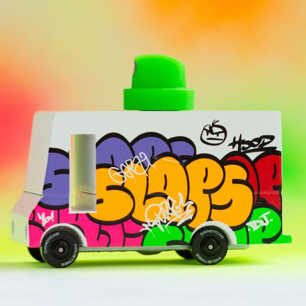 Candylab Toys: samochód drewniany Graffitti Van - Noski Noski