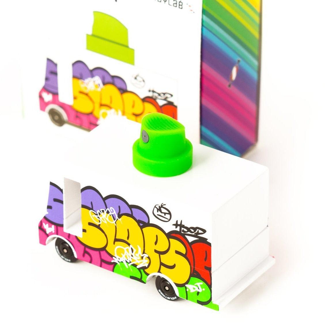 Candylab Toys: samochód drewniany Graffitti Van - Noski Noski