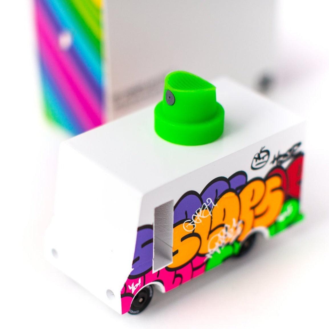 Candylab Toys: samochód drewniany Graffitti Van - Noski Noski
