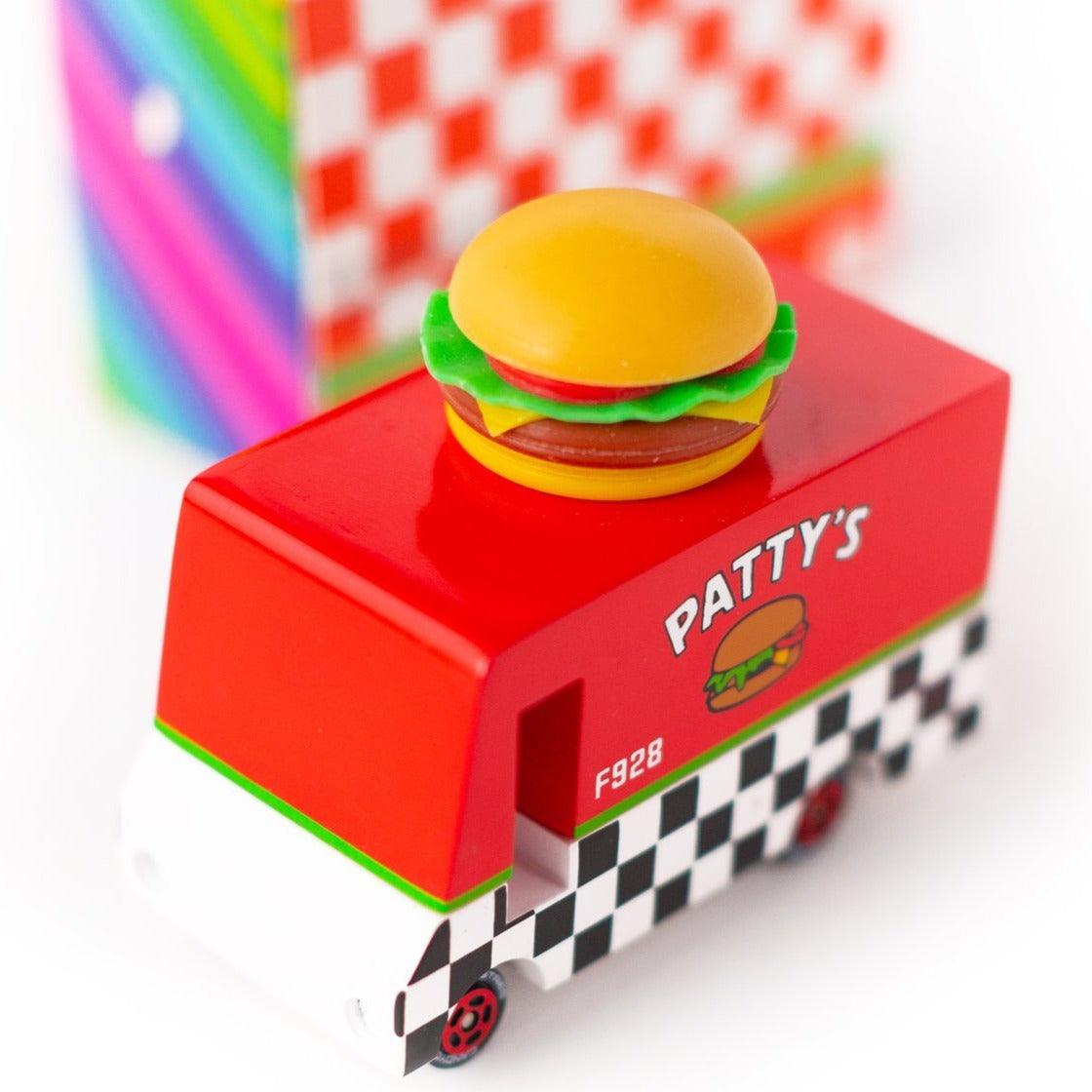 Candylab Toys: samochód drewniany Hamburger Van - Noski Noski