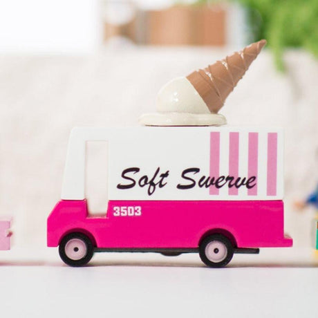Candylab Toys: samochód drewniany Ice Cream Van - Noski Noski
