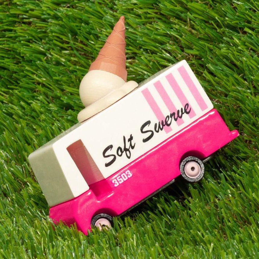Candylab Toys: samochód drewniany Ice Cream Van - Noski Noski